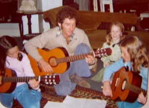 Harmonising - thats me, far left!