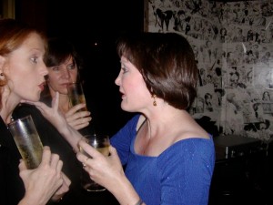 Me 'listening' to Judith Saulez